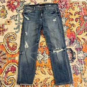 Lucky Brand Distressed Brooke Crop Jeans
